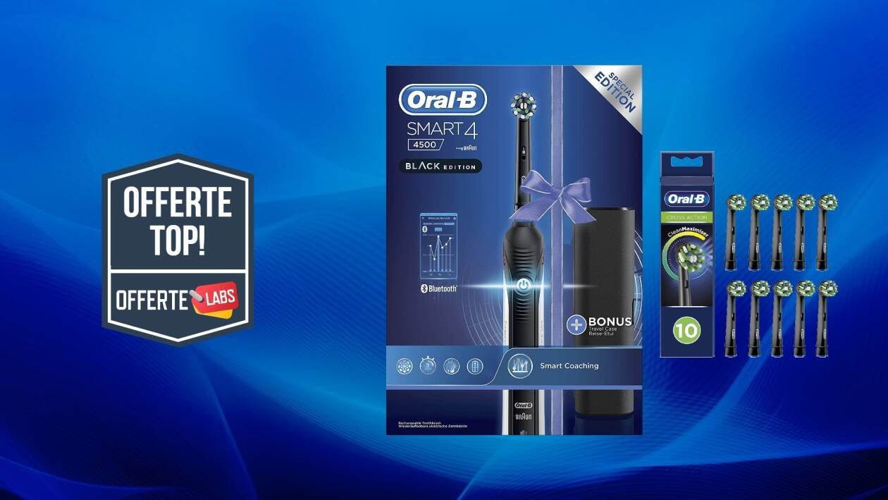 Immagine di Oral-B, sconti oltre il 50% su spazzolini elettrici e testine di ricambio
