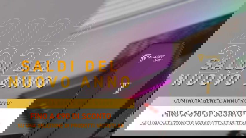 Immagine di Saldi SecretLab, pochi giorni per sfruttare gli sconti di inizio anno!