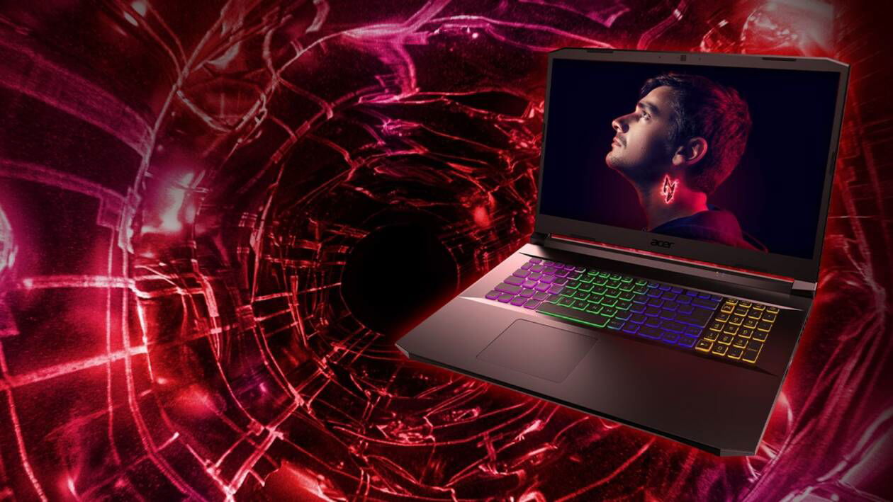 Immagine di Notebook da gaming Acer Nitro con RTX 3050Ti in sconto di 470€ su Amazon!