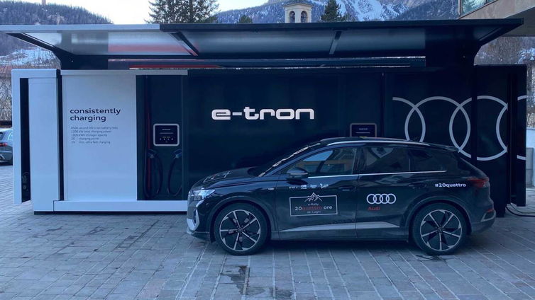 Immagine di Ecco come è fatta la powerbank di Audi da 1000 kWh