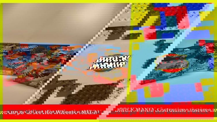 Immagine di BRICK MANIA. Costruiamo insieme alcuni set Hot Wheels di MEGA!