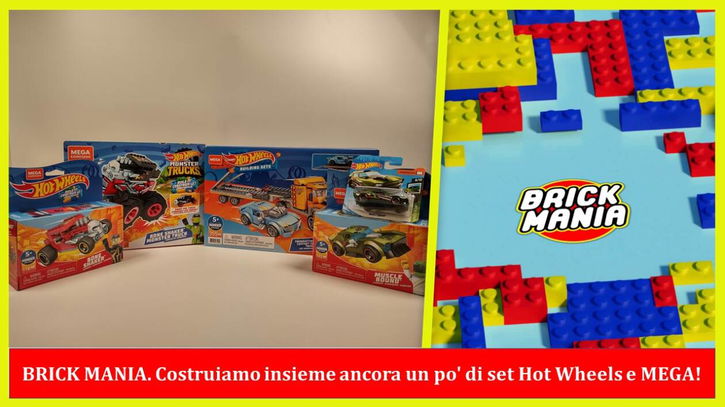 Immagine di BRICK MANIA. Costruiamo insieme alcuni set Hot Wheels di MEGA!