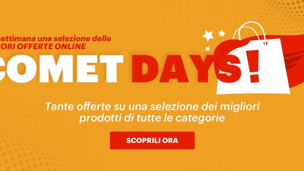 Immagine di Arrivano i Comet Days! Tanta tecnologia a prezzi bassissimi fino al 23 febbraio!