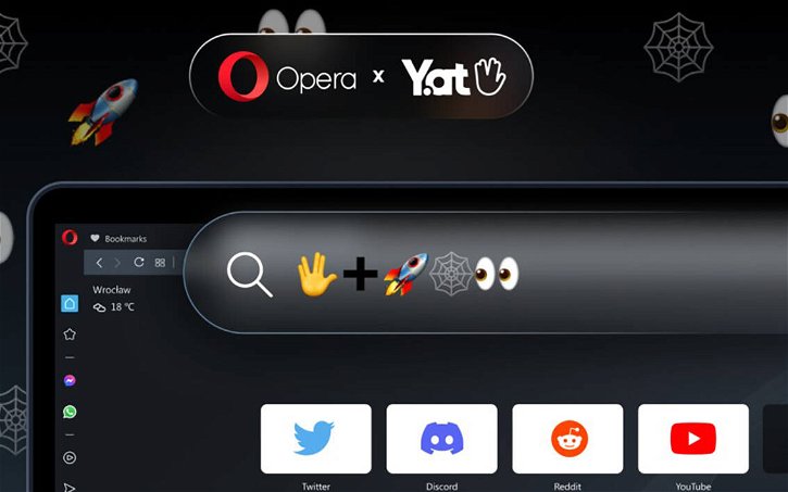 Immagine di Il web browser Opera supporterà gli indirizzi web basati su emoji