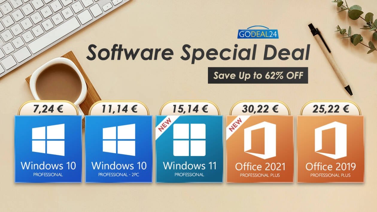 Immagine di GoDeal24: Office 2021 e Windows 11 a prezzo speciale per un tempo limitato