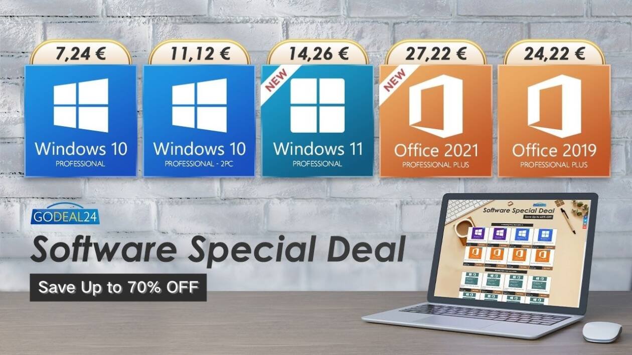 Immagine di GoDeal24: Windows 11 a 14,26€, Microsoft Office a 18,11€ per un tempo limitato