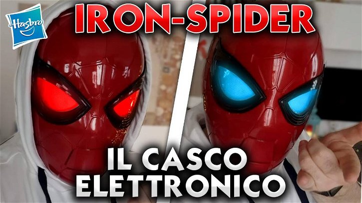 Immagine di Iron Spider, il casco indossabile di Hasbro: Recensione