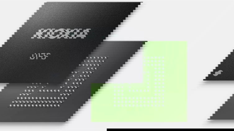 Immagine di I nuovi UFS di Kioxia offrono prestazioni vicine agli SSD PCIe 4.0