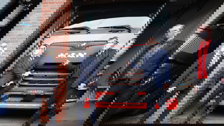 Immagine di MAN, il primo camion elettrico arriverà nel 2024