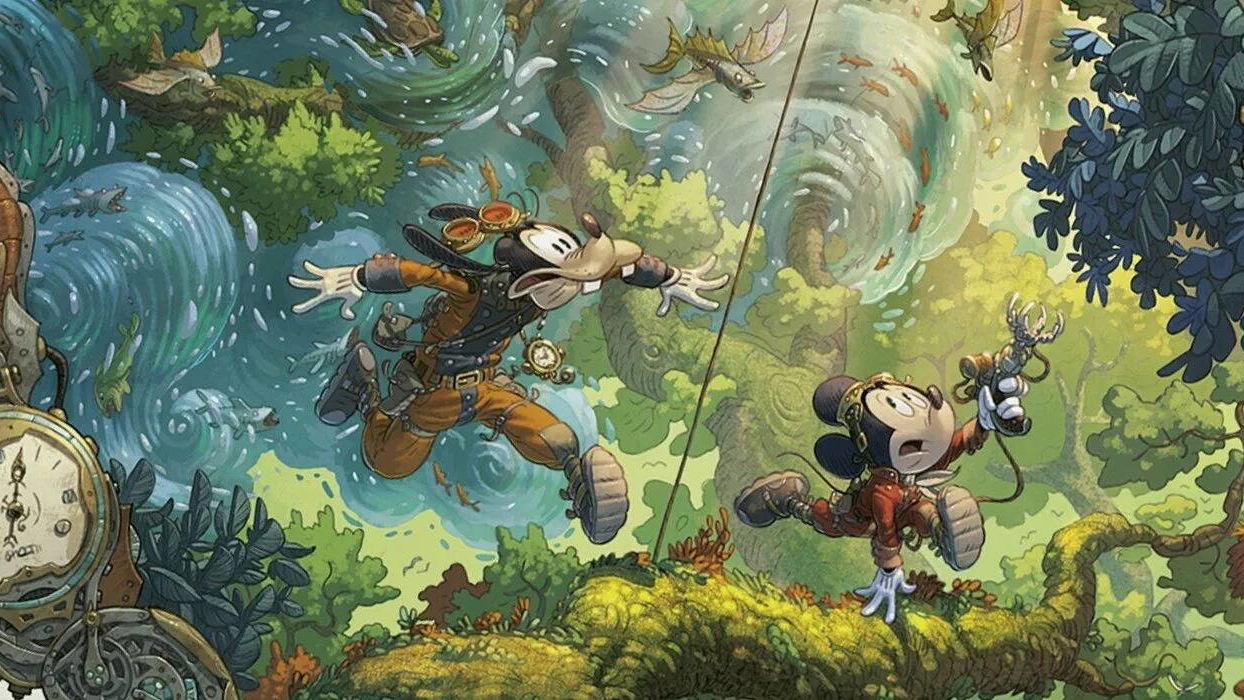Immagine di Mickey e La Terra degli Antichi: l'avventura steampunk di Topolino
