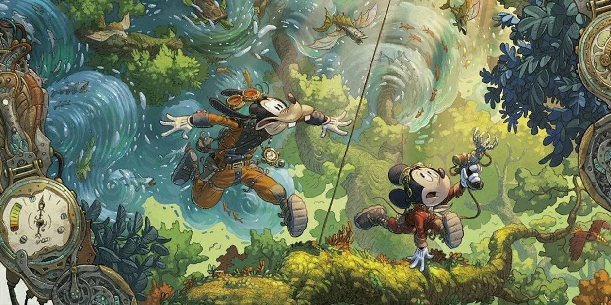 Immagine di Mickey e La Terra degli Antichi: l'avventura steampunk di Topolino