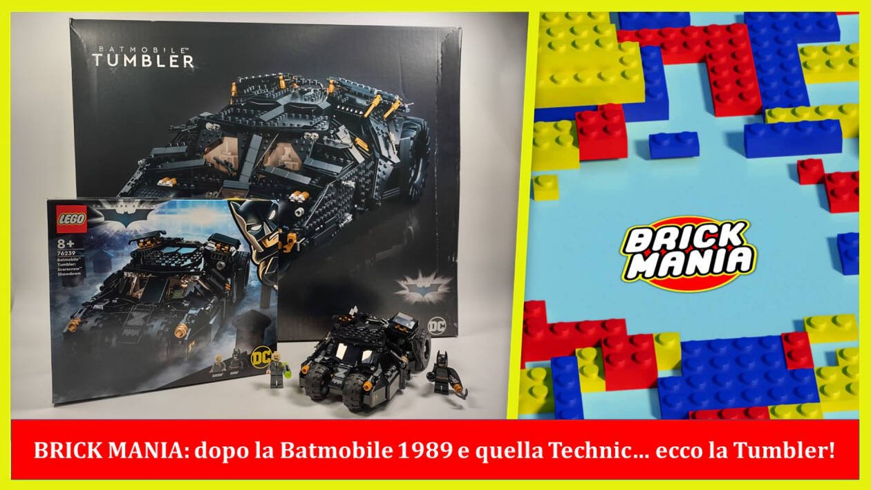 Immagine di BRICK MANIA: dopo la Batmobile "1989" e quella Technic… ecco la Tumbler!