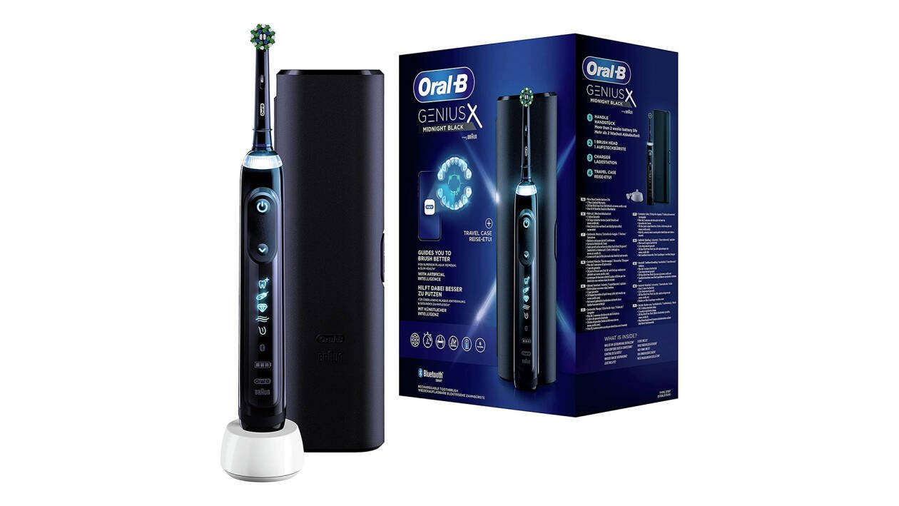 Immagine di Oral-B Genius X: spazzolino elettrico TOP DI GAMMA, tuo a metà prezzo! Risparmi 100€!