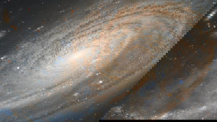 Immagine di L'Osservatorio Gemini ci mostra una strana galassia asimmetrica