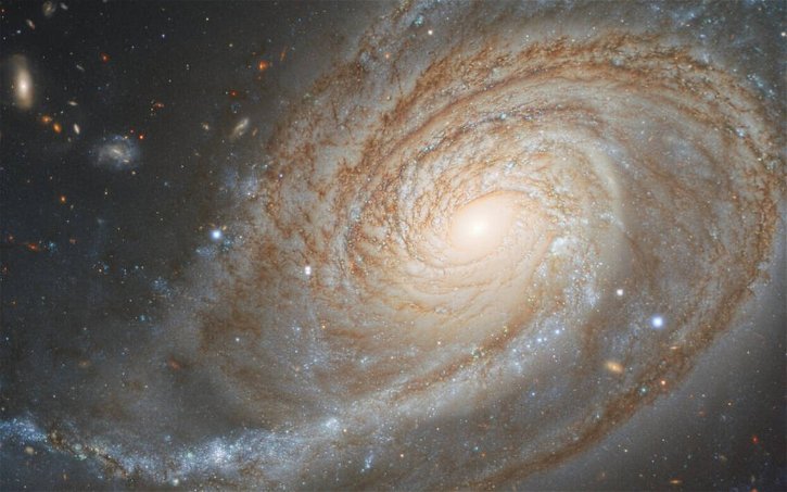 Immagine di L'Osservatorio Gemini ci mostra una strana galassia asimmetrica