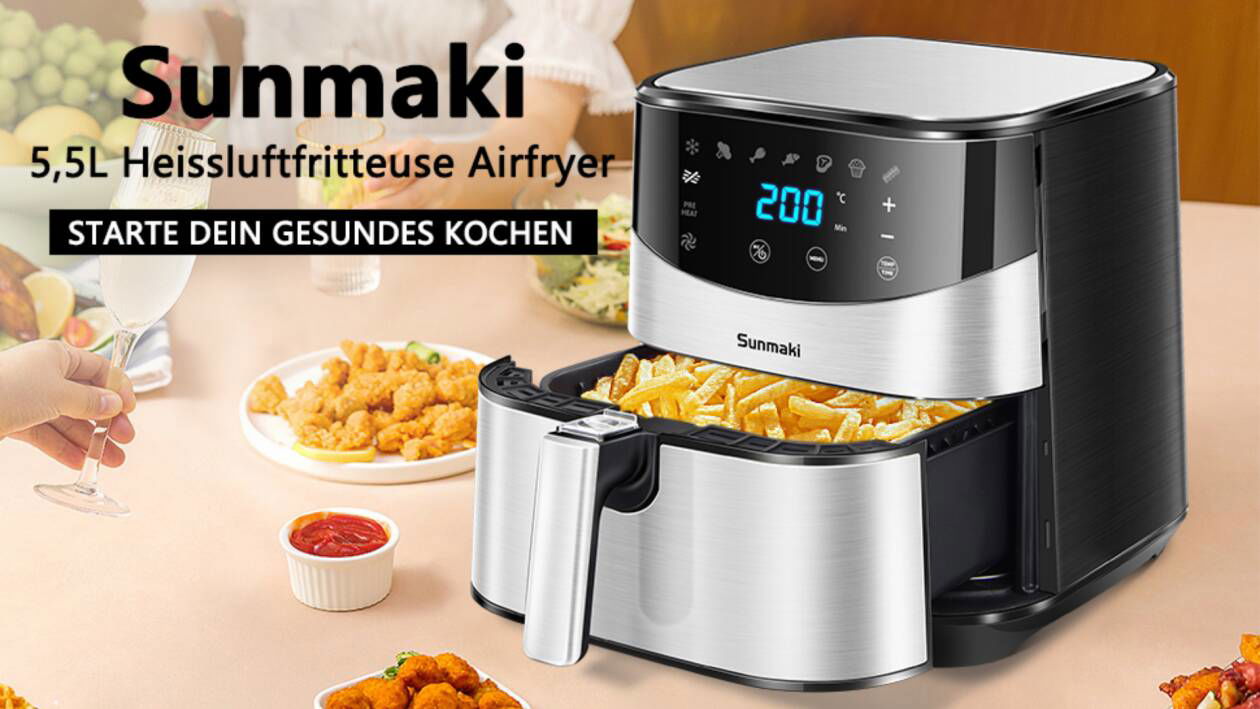 Immagine di FOLLIA Amazon! Coupon sconto da 90€ su questa friggitrice ad aria! Acquisto imperdibile!