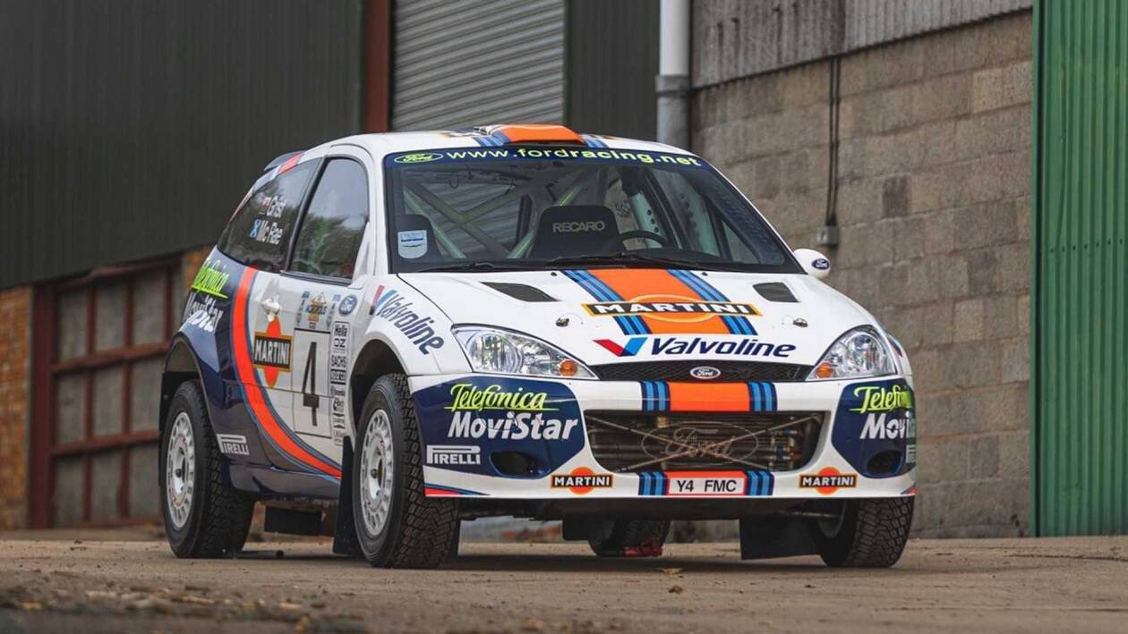Immagine di Ford Focus WRC di Colin McRae all'asta: venduta ad un prezzo record