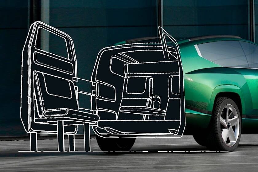 Immagine di Hyundai brevetta un mini salotto per le auto del futuro