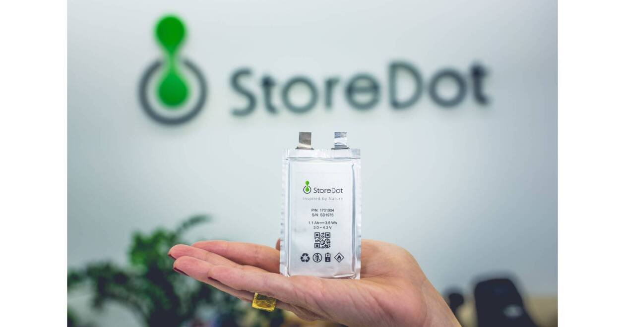 Immagine di StoreDot svela la batteria da 1200 cicli di ricarica