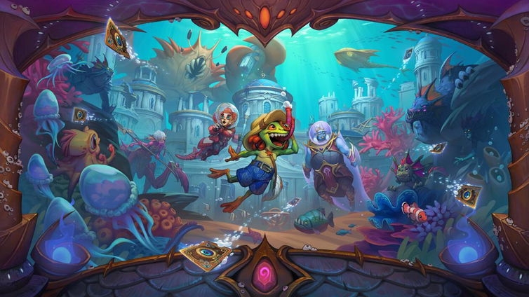 Immagine di Hearthstone, come risparmiare sulla nuova espansione Rotta per la Città Sommersa