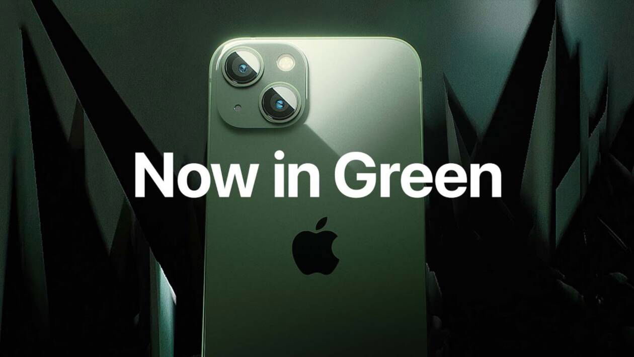 Immagine di iPhone 13 nella rara colorazione verde, in sconto di oltre 130 euro!