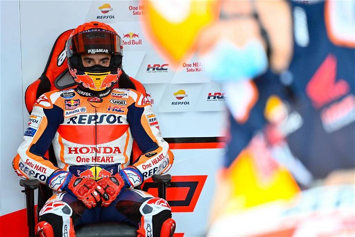 Immagine di MotoGP: la diplopia metterà fine alla carriera di Marquez?