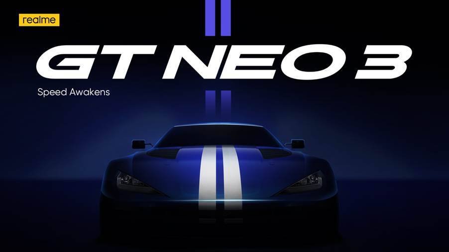 Immagine di realme GT Neo 3, ufficiale la data d'uscita: design sportivo e ricarica a 150W