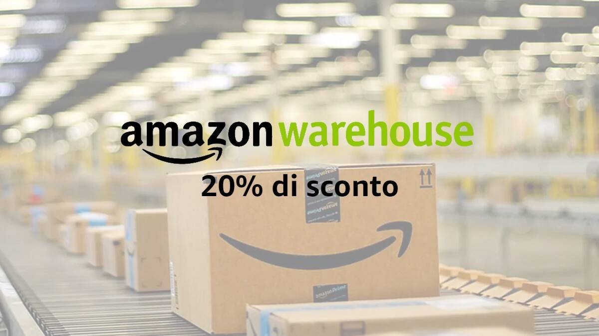 Immagine di 20% di sconto su Amazon Warehouse per le offerte di primavera