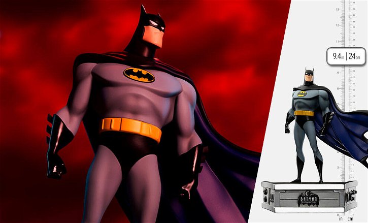 Immagine di Batman: The Animated Series, la statua di Iron Studios