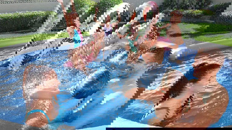Immagine di Splendida piscina tonda gonfiabile scontata di 100€ su eBay