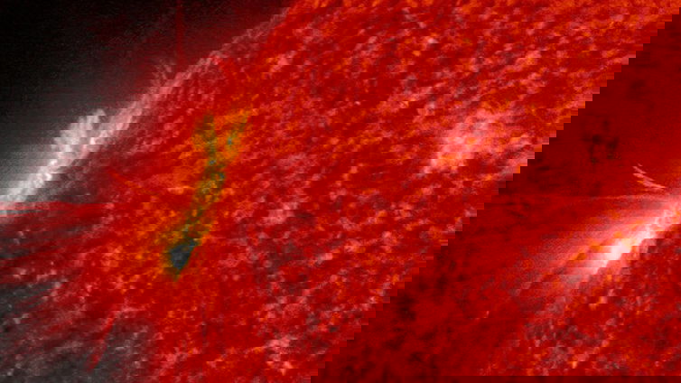 Immagine di Ecco le spettacolari immagini della potente esplosione solare