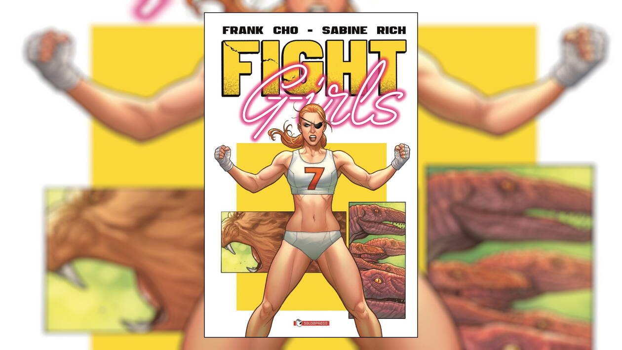 Immagine di Fight Girls, recensione: le donne e i dinosauri di Frank Cho