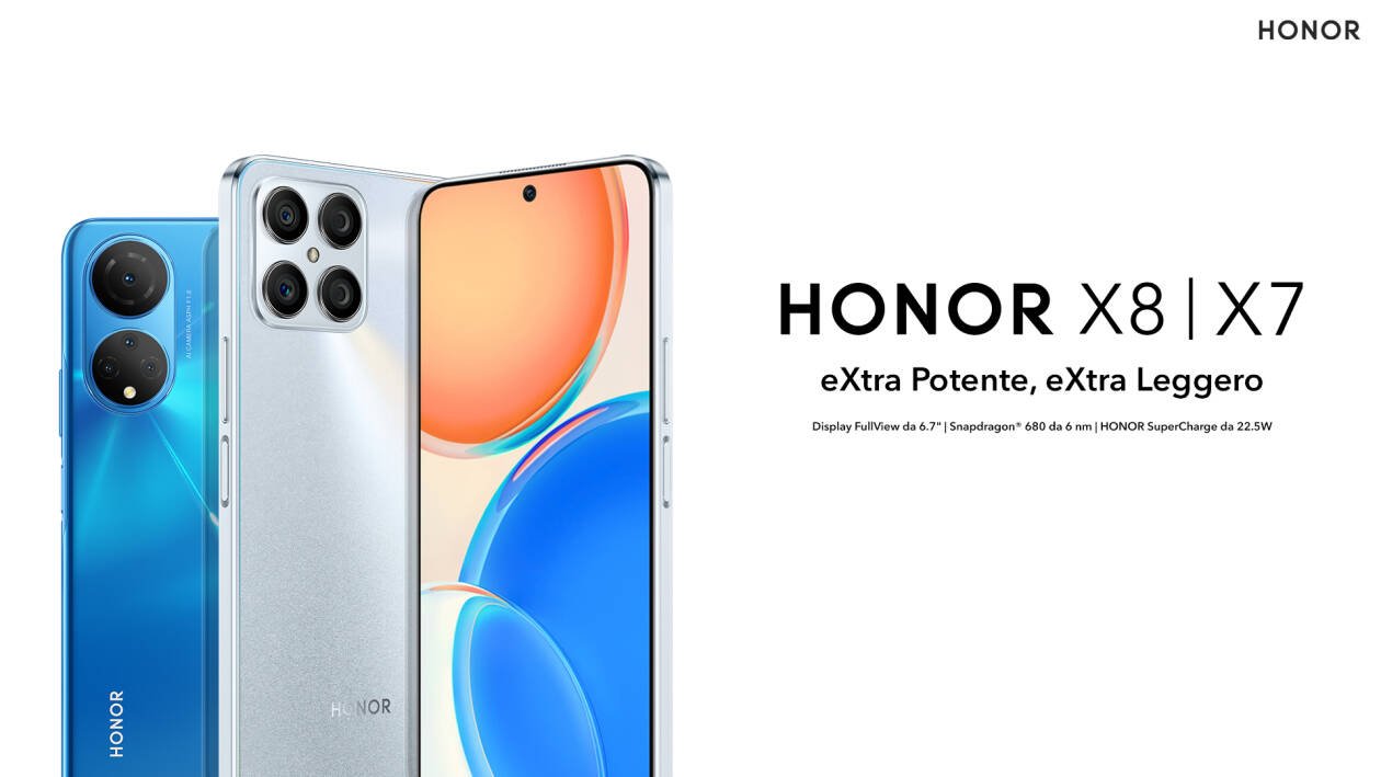 Immagine di Honor X7 e X8 ufficiali, design e performance a prezzi competitivi