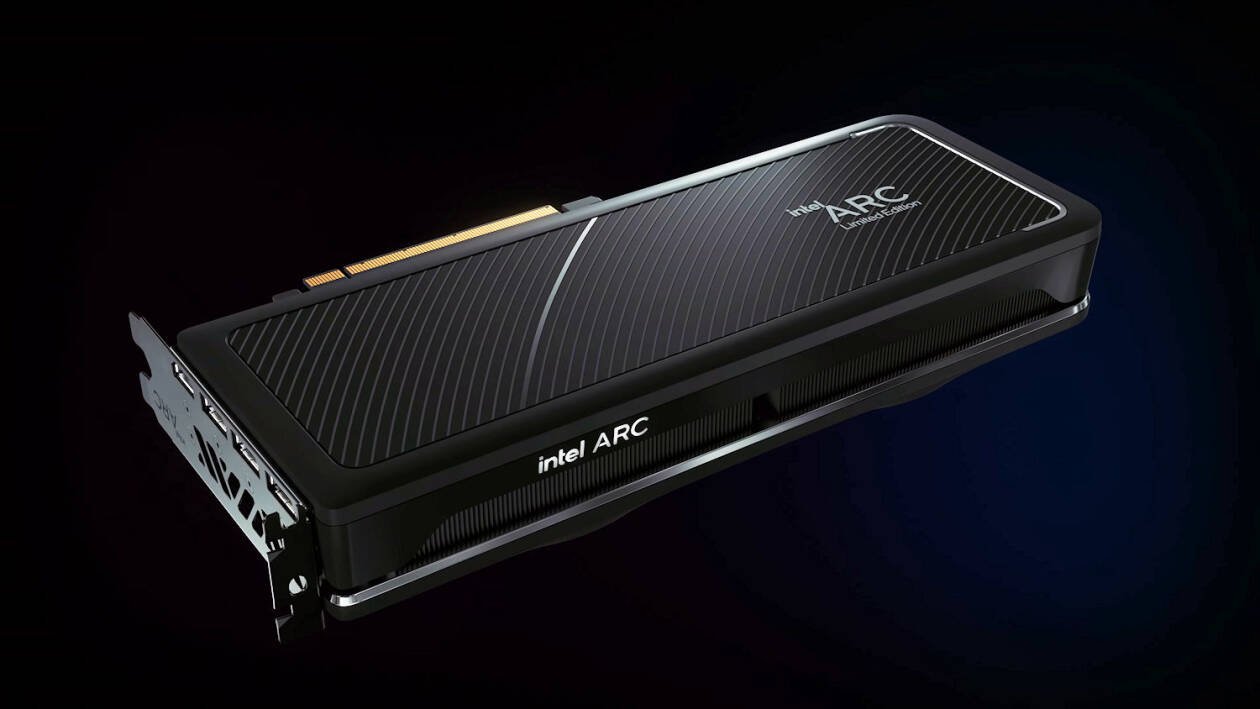 Immagine di Avvistata Intel Arc A770, scheda con GPU top di gamma Arc Alchemist