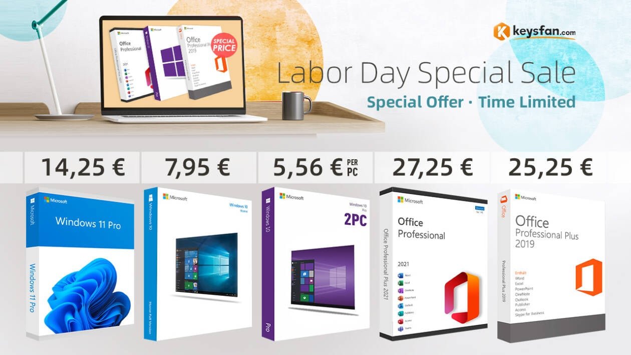 Immagine di Come ottenere Windows 10 Pro o Office 2021 a meno di 6 euro su Keysfan