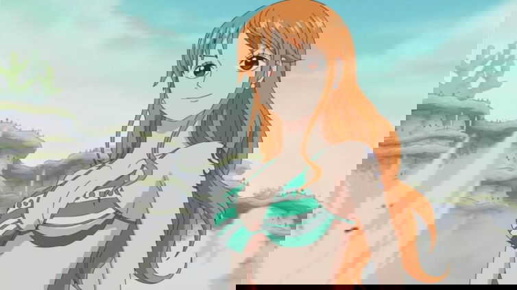Immagine di Il design a colori di Nami per One Piece Film Red