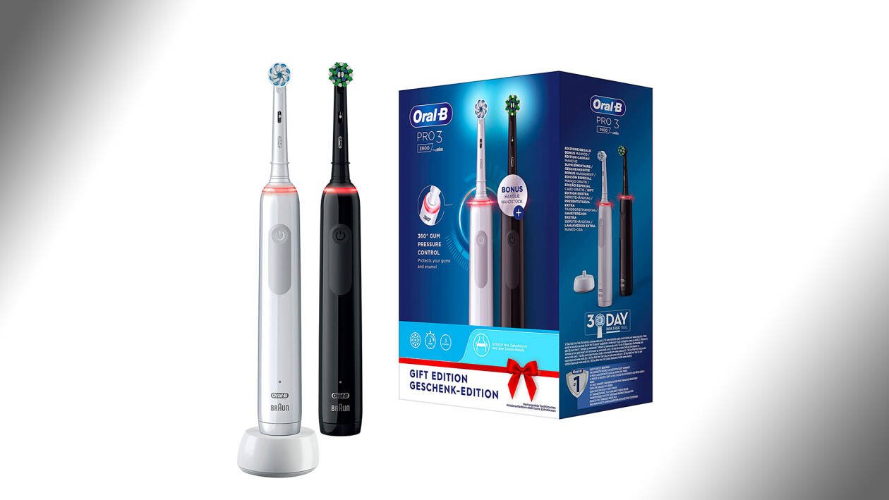 Immagine di 2 spazzolini Oral-B Pro 3-3900 al prezzo di uno: meno di 60€!