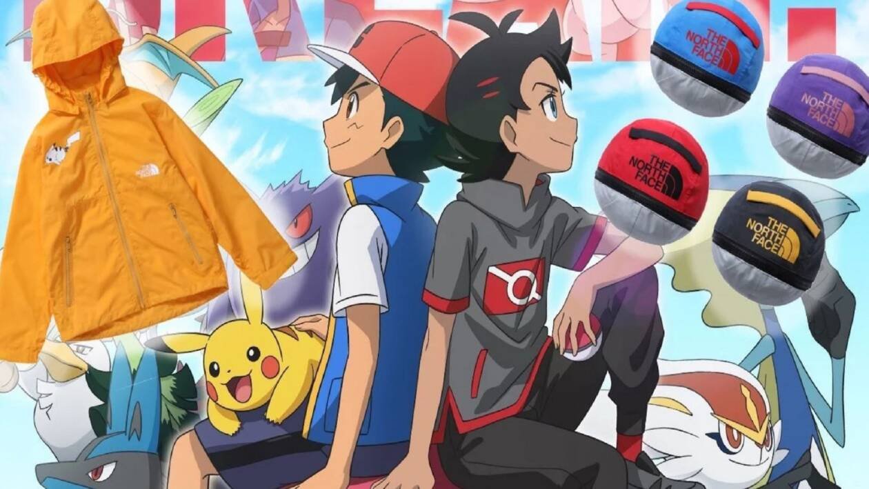 Immagine di Pokémon collabora con North Face per una nuova linea di abbigliamento outdoor