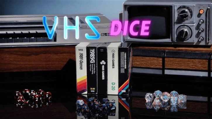 Immagine di Sharp Edge VHS Dice: in arrivo i dadi videocassetta
