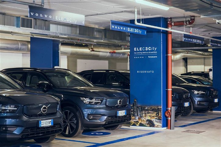 Immagine di Arriva a Milano il car sharing di Volvo: spazio alle elettriche