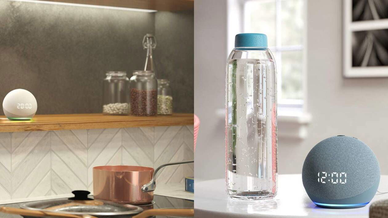 Immagine di Sconto del 50%! su Echo Dot di 4ª generazione con orologio integrato!