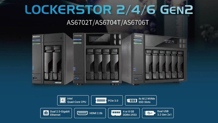 Immagine di I nuovi NAS ASUSTOR Lockerstor Gen2 hanno specifiche da paura