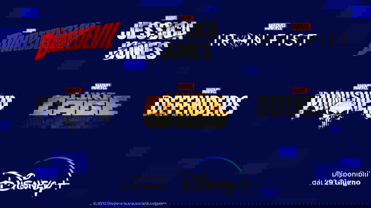 Immagine di Daredevil e tutte le serie live action Marvel su Disney Plus a giugno