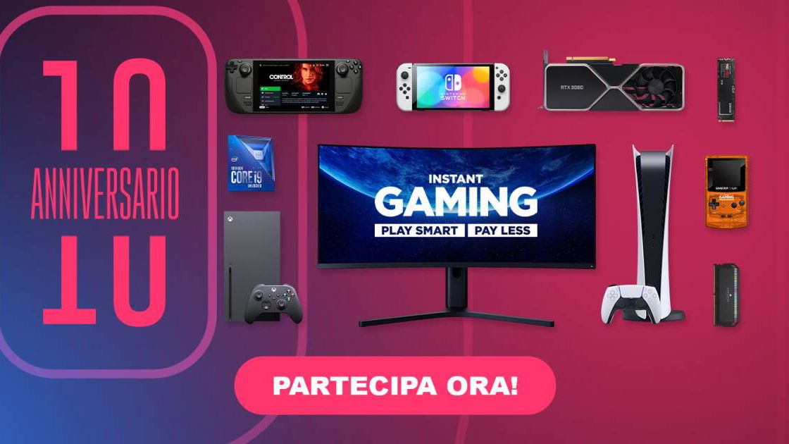 Immagine di Instant Gaming: 10 grandissimi giveaway per festeggiare i 10 anni del sito!
