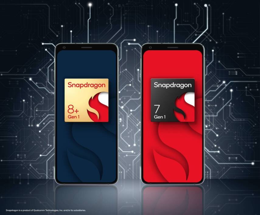Immagine di Qualcomm Snapdragon 8+ Gen 1 e 7 Gen 1, nuovi potenti smartphone dietro l'angolo!
