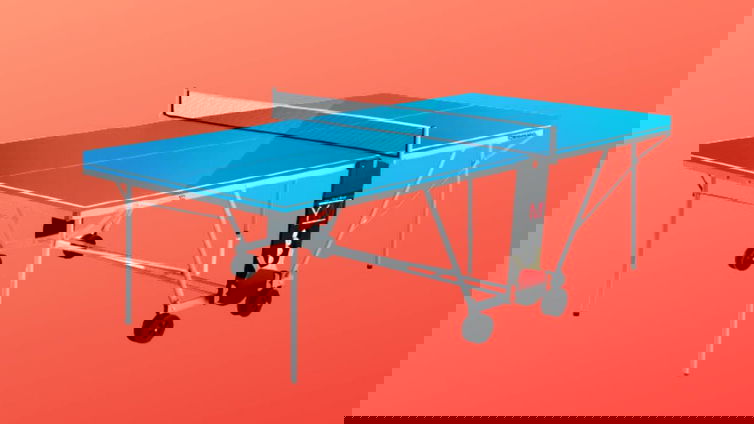 Immagine di 55% di sconto su questo tavolo da ping pong adatto a interni e esterni