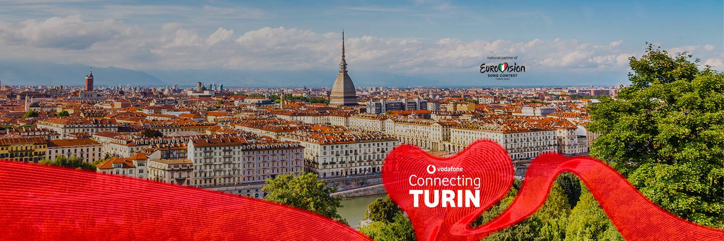 Immagine di Vodafone per Eurovision, il 5G e gli ologrammi rendono possibile il "teletrasporto"