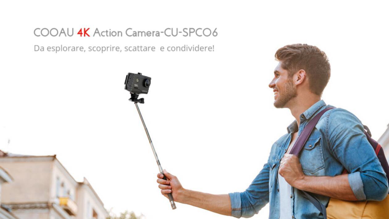 Immagine di Immortala le tue vacanze con questa action cam a meno di 70€!