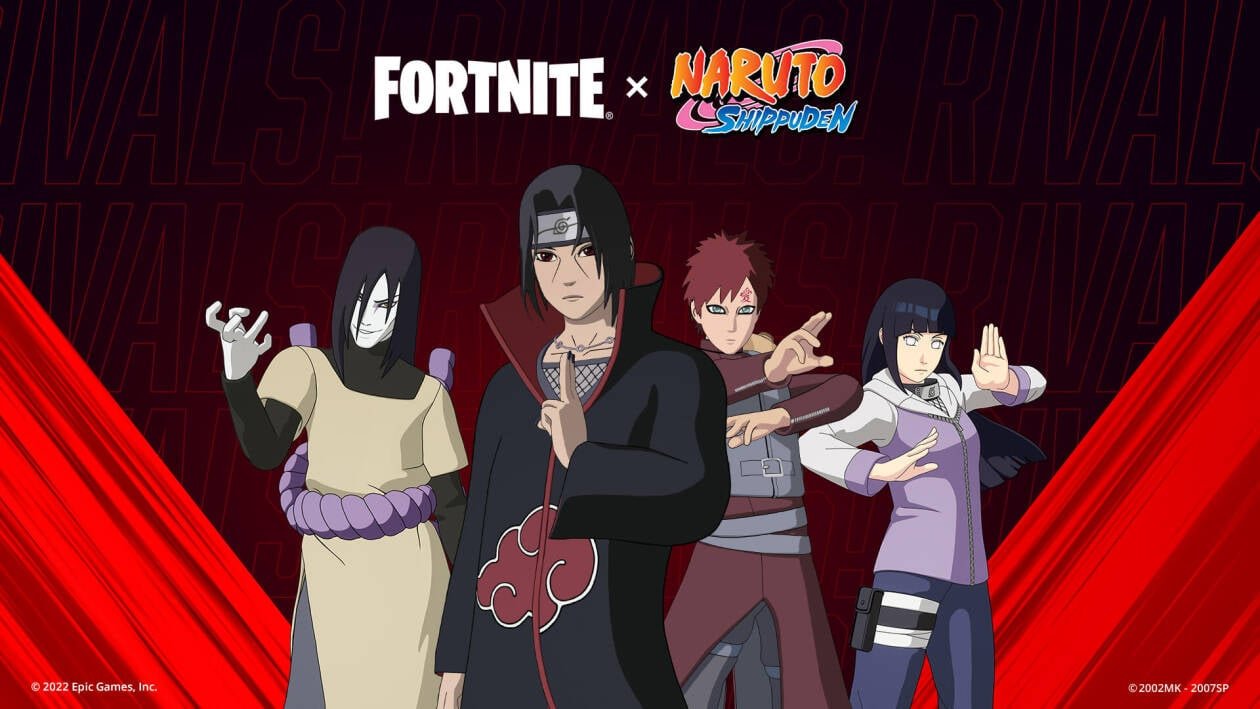 Immagine di Fortnite: disponibili le nuove skin di Naruto
