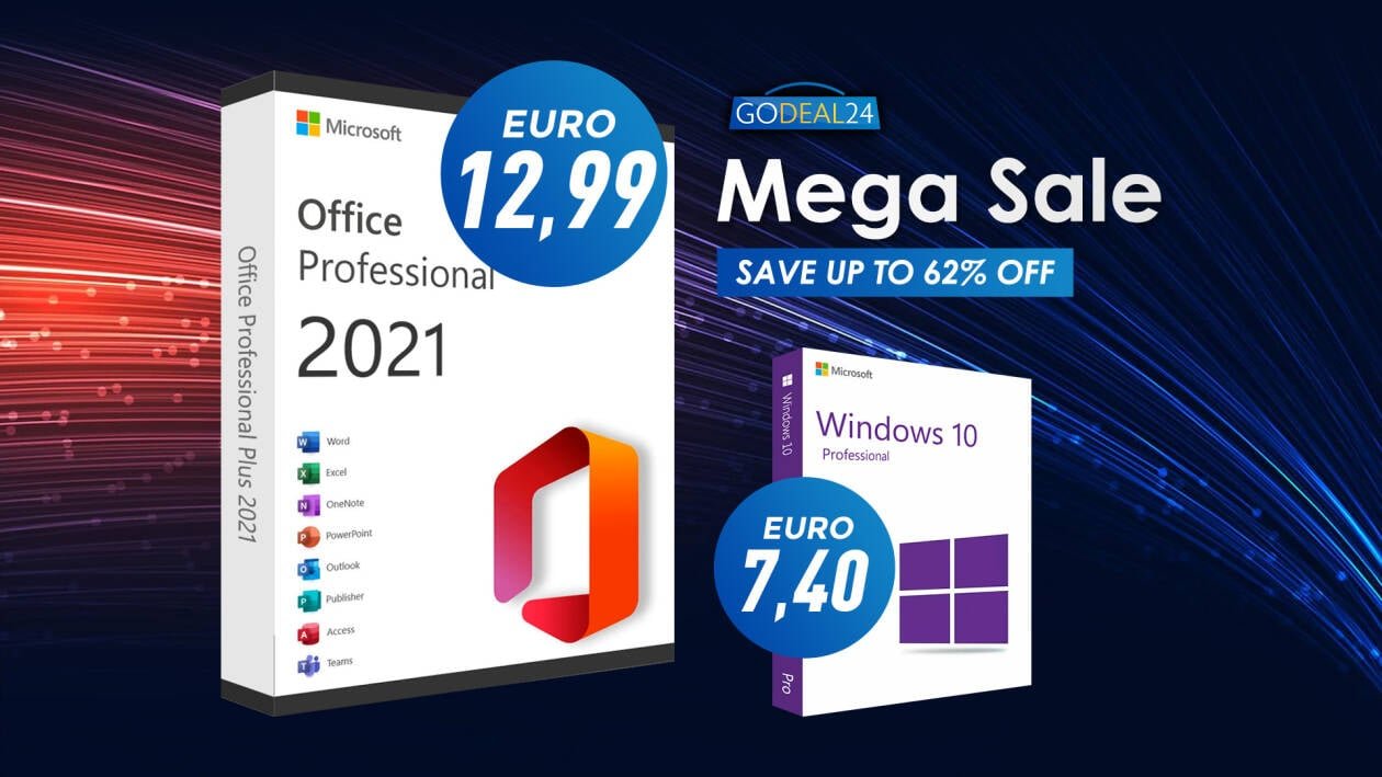 Immagine di Windows a soli 6€, Office 2021 a soli 12,99€ su GoDeal24